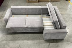 Narożnik sztruksowy rozkładany z dużą powierzchnią spania COMPLEX 16