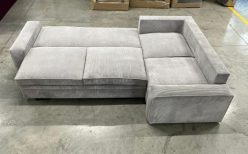 Narożnik sztruksowy rozkładany z dużą powierzchnią spania COMPLEX 17