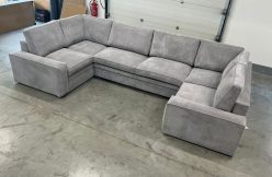 Narożnik sztruksowy rozkładany z dużą powierzchnią spania COMPLEX 19