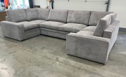 Narożnik sztruksowy rozkładany z dużą powierzchnią spania COMPLEX 21