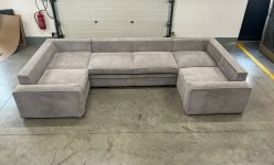 Narożnik sztruksowy rozkładany z dużą powierzchnią spania COMPLEX 22