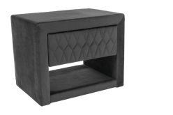 Szafka nocna tapicerowana z szufladą LAZURO - kolory 2