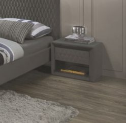 Szafka nocna tapicerowana z szufladą LAZURO - kolory