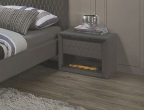 Szafka nocna tapicerowana z szufladą LAZURO - kolory