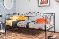 Łóżko metalowe czarne lub białe 90x200 BORO 5