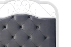 Łóżko z metalową ramą 90x200 FABRIZIA 4