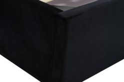 Łóżko z wysokim zagłówkiem, dużym pojemnikiem i wstawkami ze złota lub srebra PALAZZO 18