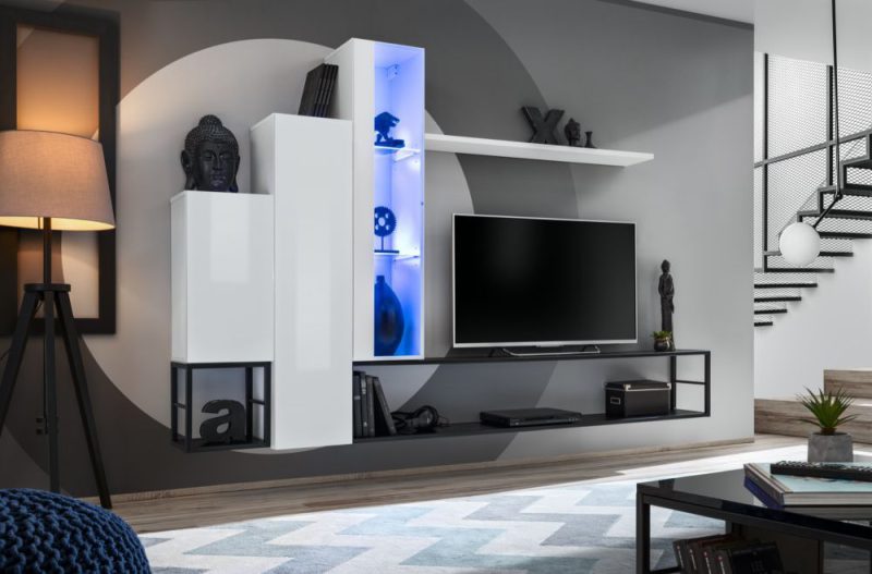 Meblościanka do salonu - 20 najciekawszych aranżacji modnych meblościanek ? 3