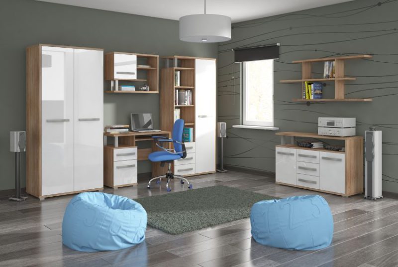 Meblościanki z biurkiem – 10 nowoczesnych rozwiązań dla współczesnych przestrzeni do pracy i nauki ? 5