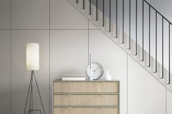 Komoda szufladowa z dekorem w jodełkę