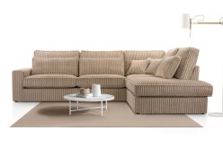 Narożnik w aksamitnym sztruksie GIULIA 1