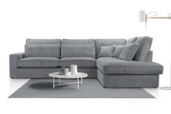 Narożnik w aksamitnym sztruksie GIULIA 3