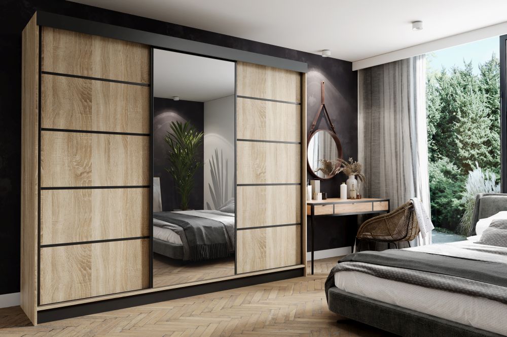 Duża szafa ubraniowa garderoba