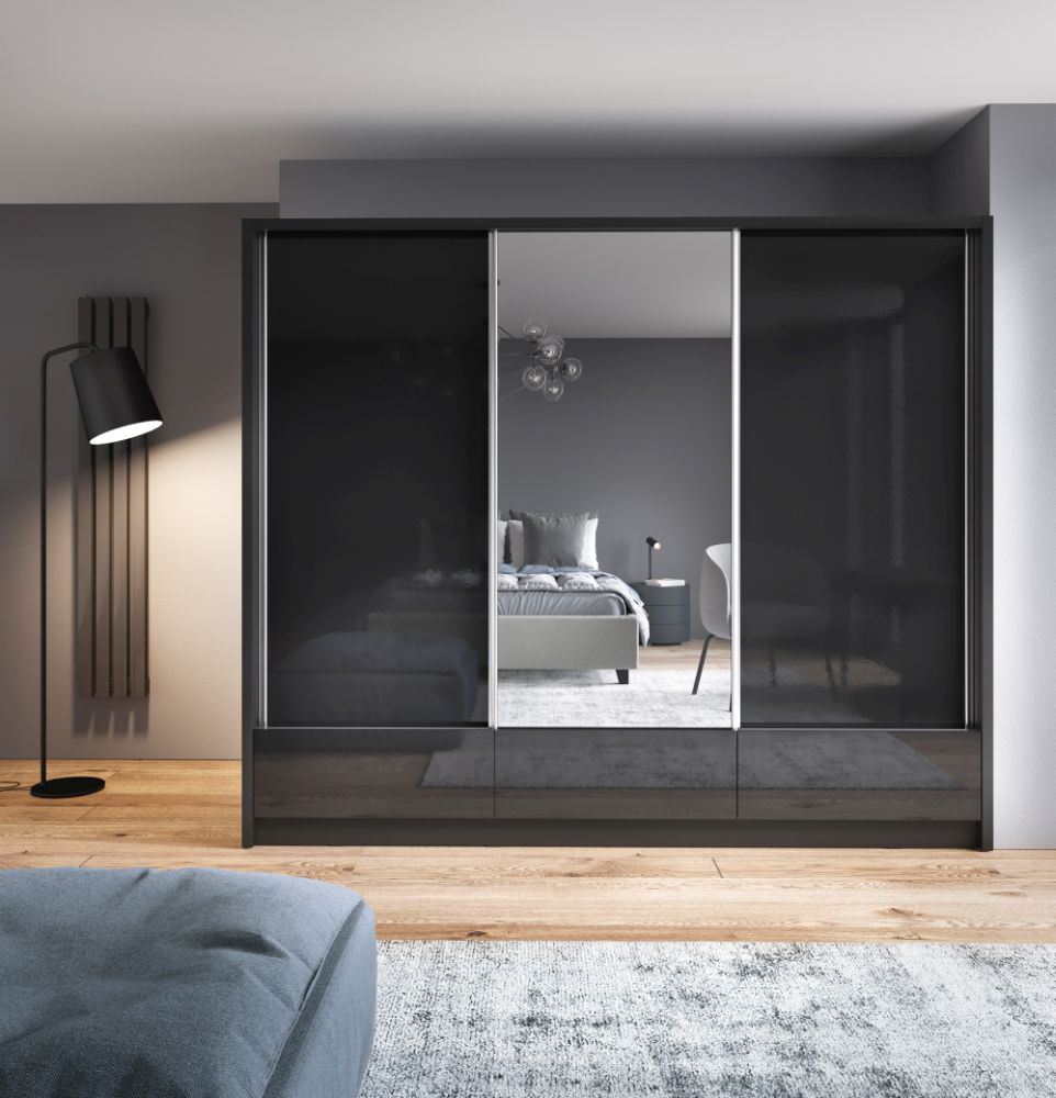 Szafy przesuwne z lustrem