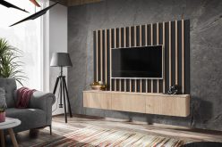 Meblościanka z lamelami na ścianę VASCO 2 4