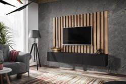 Meblościanka z lamelami na ścianę VASCO 2 2