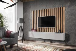 Meblościanka z lamelami na ścianę VASCO 2 3