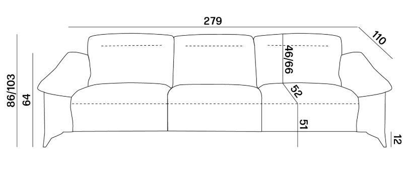 Kanapa relaks elektryczna GRECO 9