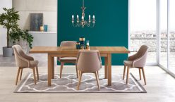 Prosty stół rozkładany dębowy 220 cm