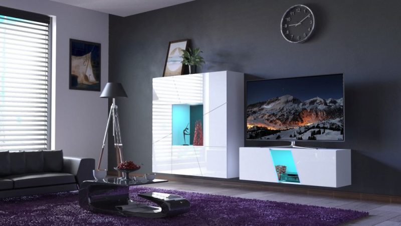 Meblościanka glamour - 20 eleganckich i funkcjonalnych projektów w Twoim salonie ? 1