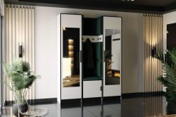 Pojemna garderoba do przedpokoju w stylu loft RUBI 12 3