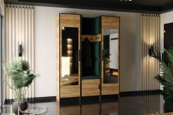 Pojemna garderoba do przedpokoju w stylu loft RUBI 12 4