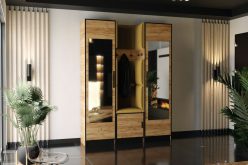 Pojemna garderoba do przedpokoju w stylu loft RUBI 12 5