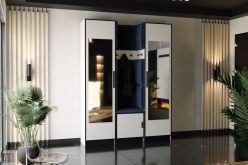 Pojemna garderoba do przedpokoju w stylu loft RUBI 12 8