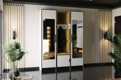 Pojemna garderoba do przedpokoju w stylu loft RUBI 12 2