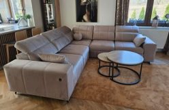 Narożnik z funkcją spania z gniazdem USB DOLCE 12 MIX 25