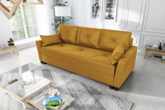 Miodowa sofa 3 osobowa