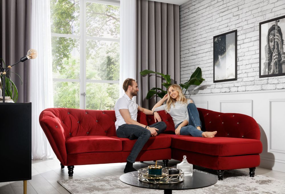 Nowoczesna Sofa Glamour