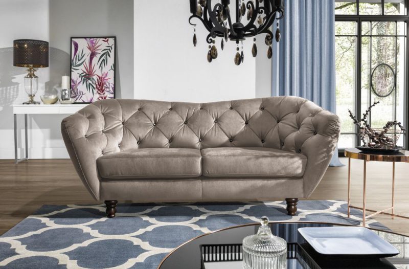 Pikowana Sofa Glamour