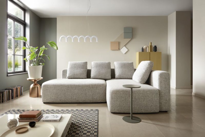 Wygodna sofa narożnikowa