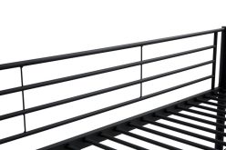 Łóżko piętrowe dla dorosłych BUNKY białe lub czarne 90cm 16