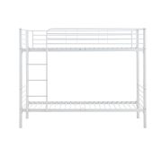 Łóżko piętrowe dla dorosłych BUNKY białe lub czarne 90cm 8