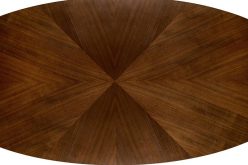 Blat stołu owalnego orzechowy