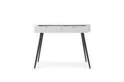 Biała konsola toaletka frezowana CAFFE 3