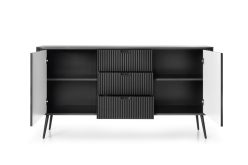 Komoda z frezowanymi frontami 168cm CAFFE 3