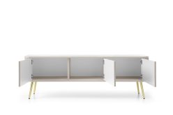 Długa szafka RTV kaszmirowa 168cm CAFFE 2