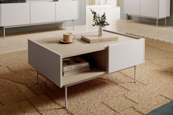 Kawowy stolik KASHMIR z szufladą