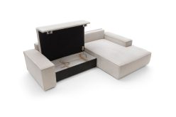 Mini kanapa narożna rozkładana BIANCO M 4