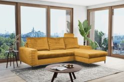 Rozkładany narożnik tkanina zmywalna WARSAW 3