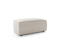 Duża pufa sztruksowa