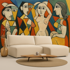 Rozkładana sofa narożna półokrągła i obła