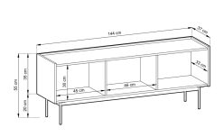Szafka RTV KASHMIR 144cm 2