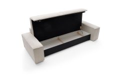 Sofa rozkładana do salonu z szerokimi bokami BIANCO 4