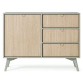 Komoda z szafką i szufladami 106cm BAUM 1