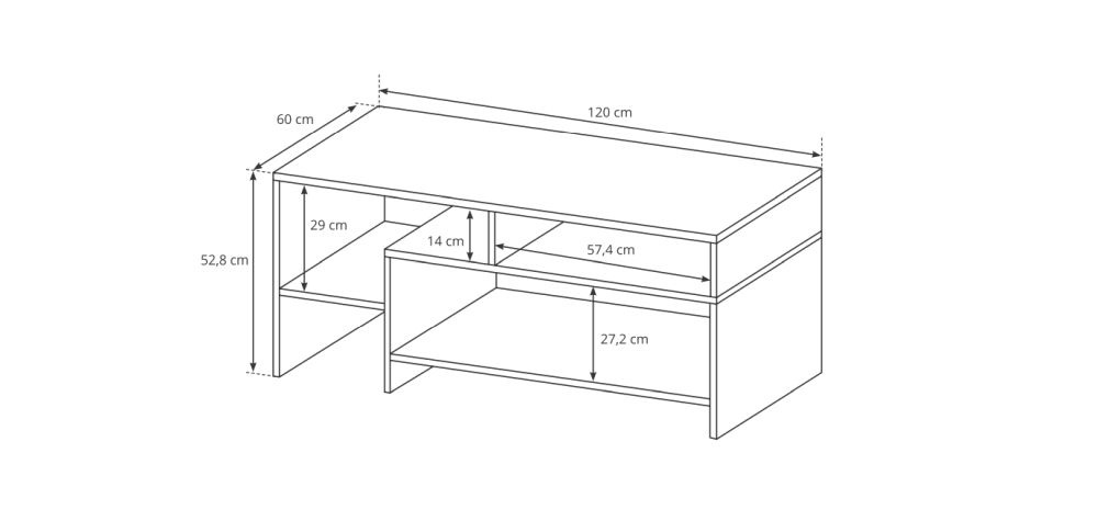 Ława kawowa do salonu ALESSIA 1