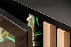 Ekskluzywna meblościanka i kominek z podświetleniem LED CALIFORNIA 2